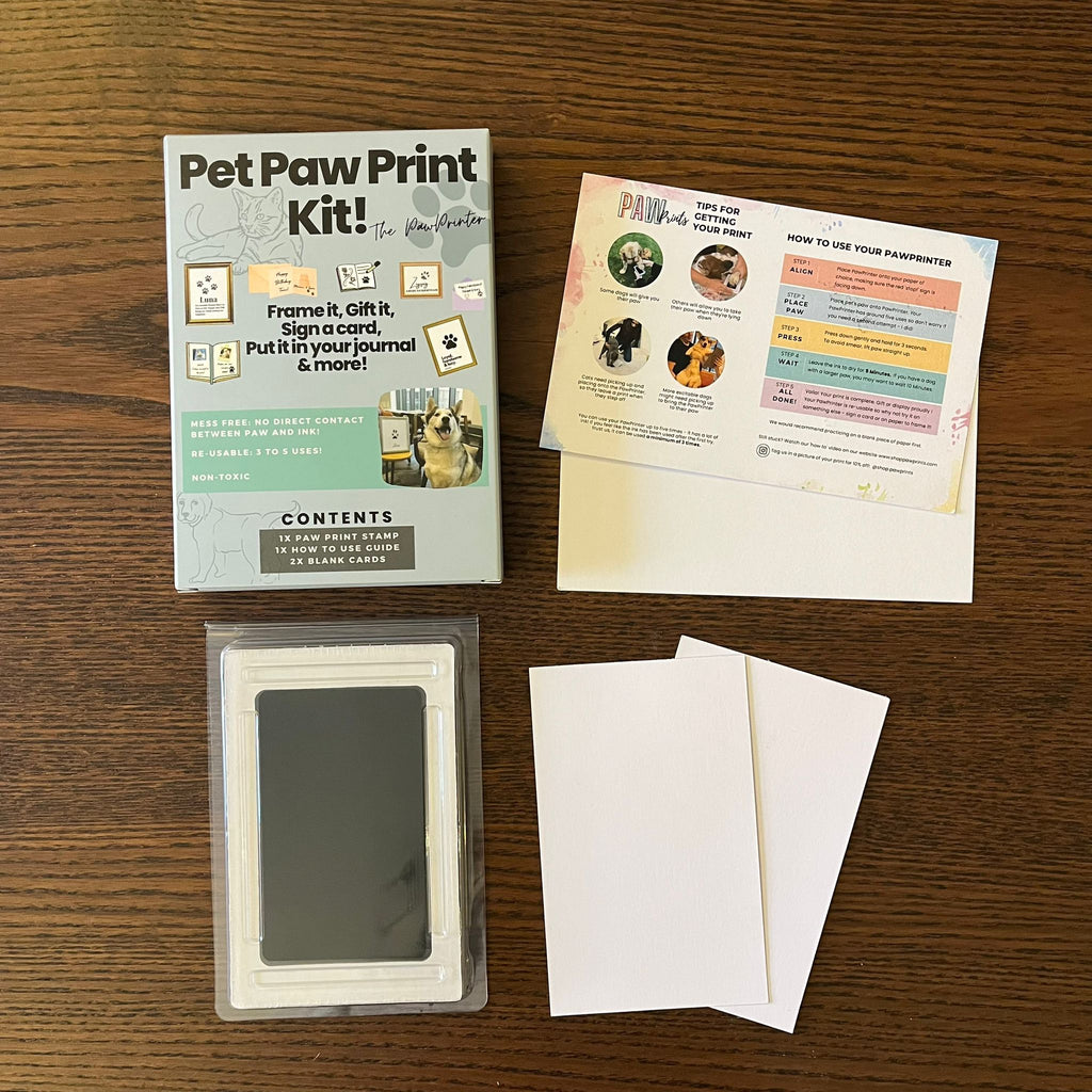 3 Ways to get your pet's paw print