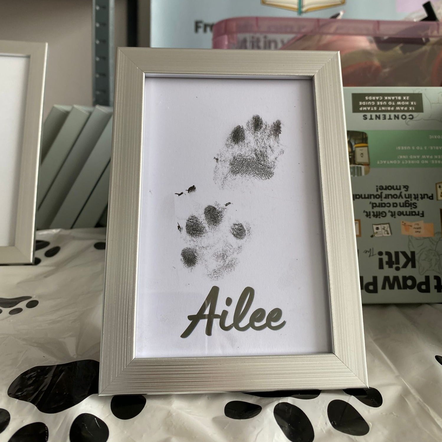  Paw Prints, Blue, Pawprints, Paws, Dog, Puppy, Pup, Mutt,  Canine, Print, Car, Auto, Wall, Locker, Laptop, Notebook, Netbook, Vinyl,  Sticker, Decal, Label, Placard, (Blue) : Tools & Home Improvement