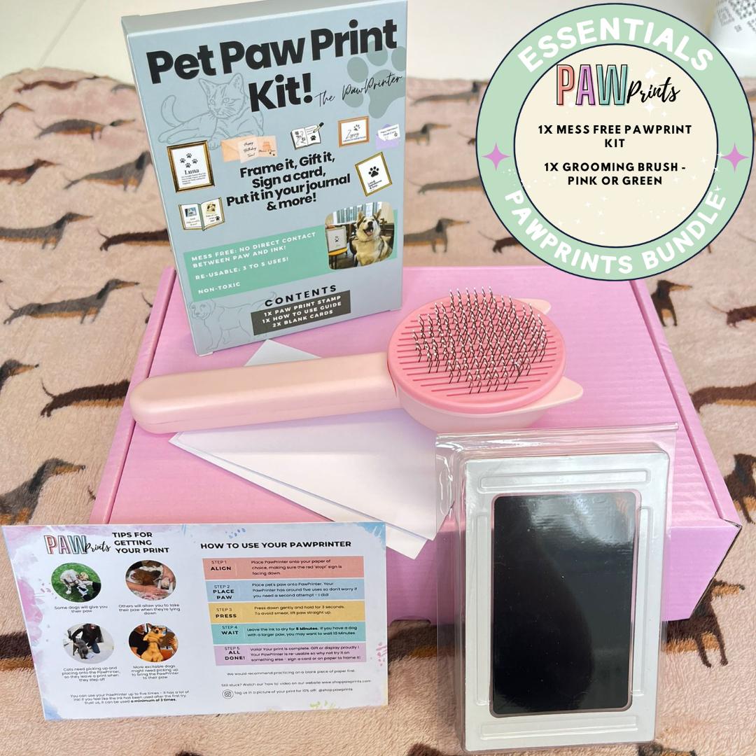 Paw print hot sale brush