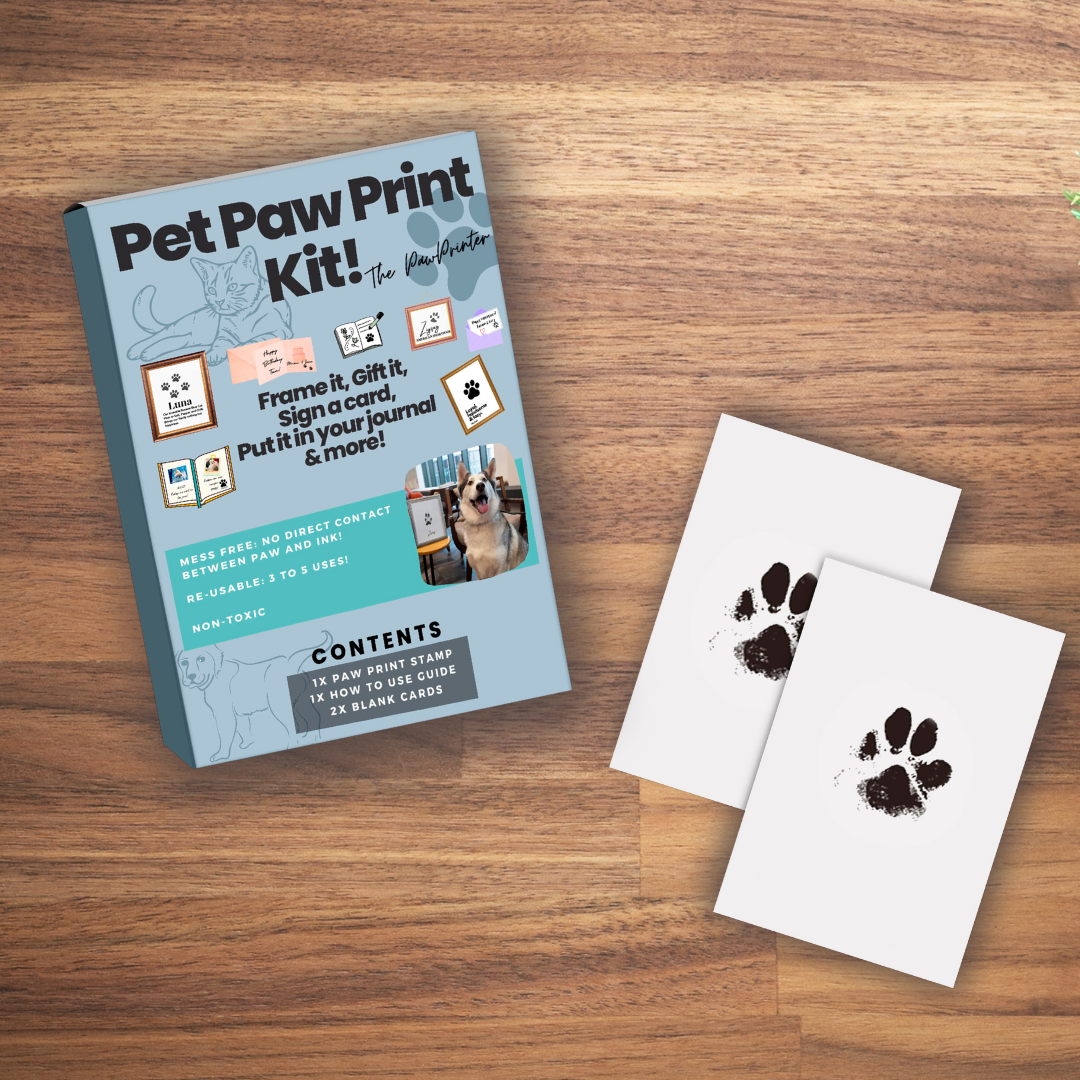 Cat Paw Print Stamp, Dog Paw Stamp, Cat Paw Stamp Gift